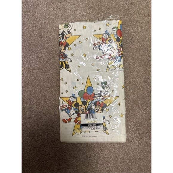 Vintage Disney Mickey Mouse & Pals Paper Table Cover Paper Tablecloth - Picture 5 of 8
